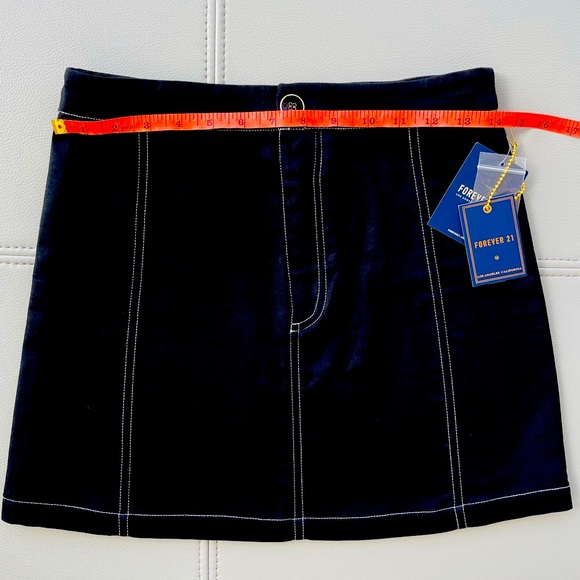 NWT! ZARA High-Waist A-Skirt Mini Skirt in Black Size Small - Picture 6 of 9